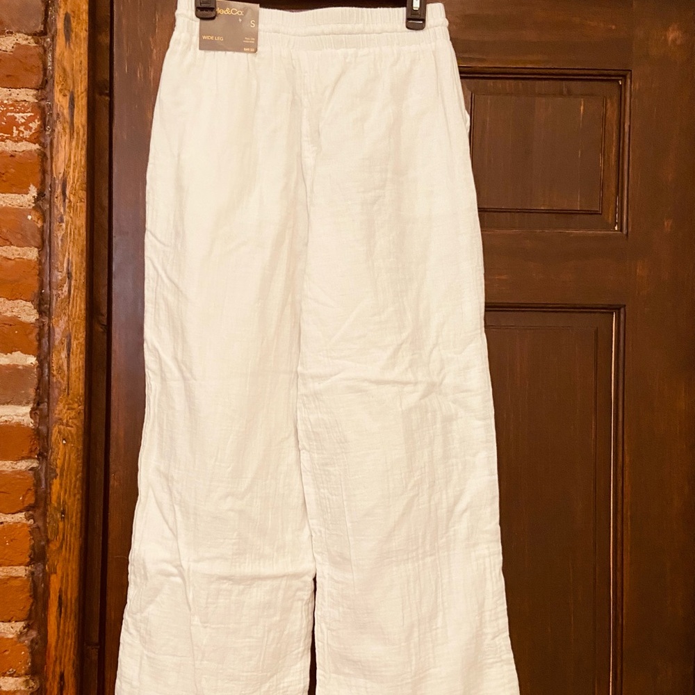 Style & Co. White Wide Leg Pants